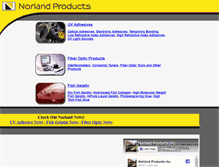 Tablet Screenshot of norlandprod.com